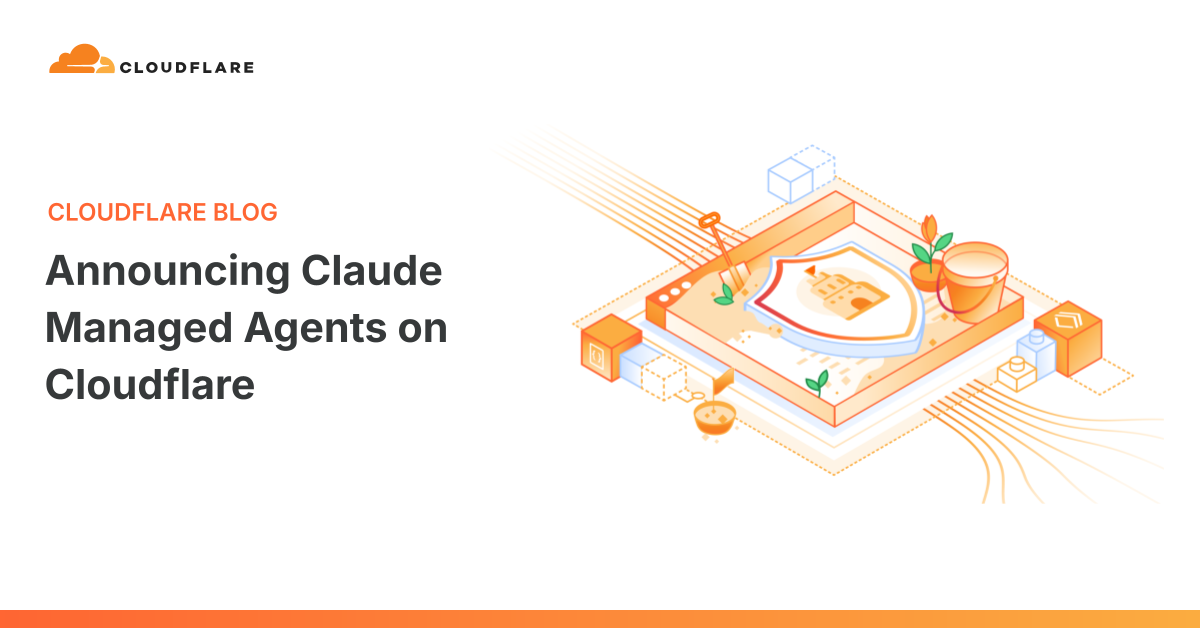 Official Cloudflare artwork for Claude Managed Agents on Cloudflare.