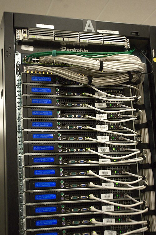 Server rack image reused as an editorial visual for Ubuntu infrastructure outage coverage.